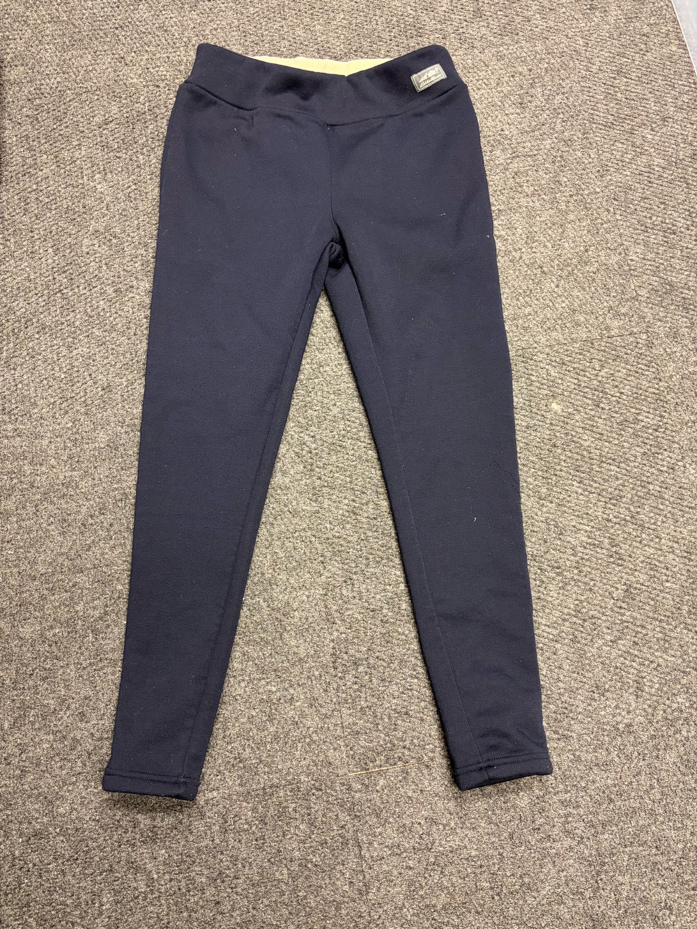 Eddie Bauer Women’s Faux-Shearling Lined Leggings Size Small Navy Blue